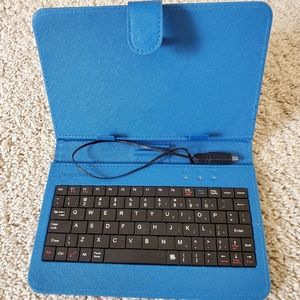 7" Tablet Keyboard Case with Micro to Mini Adapter